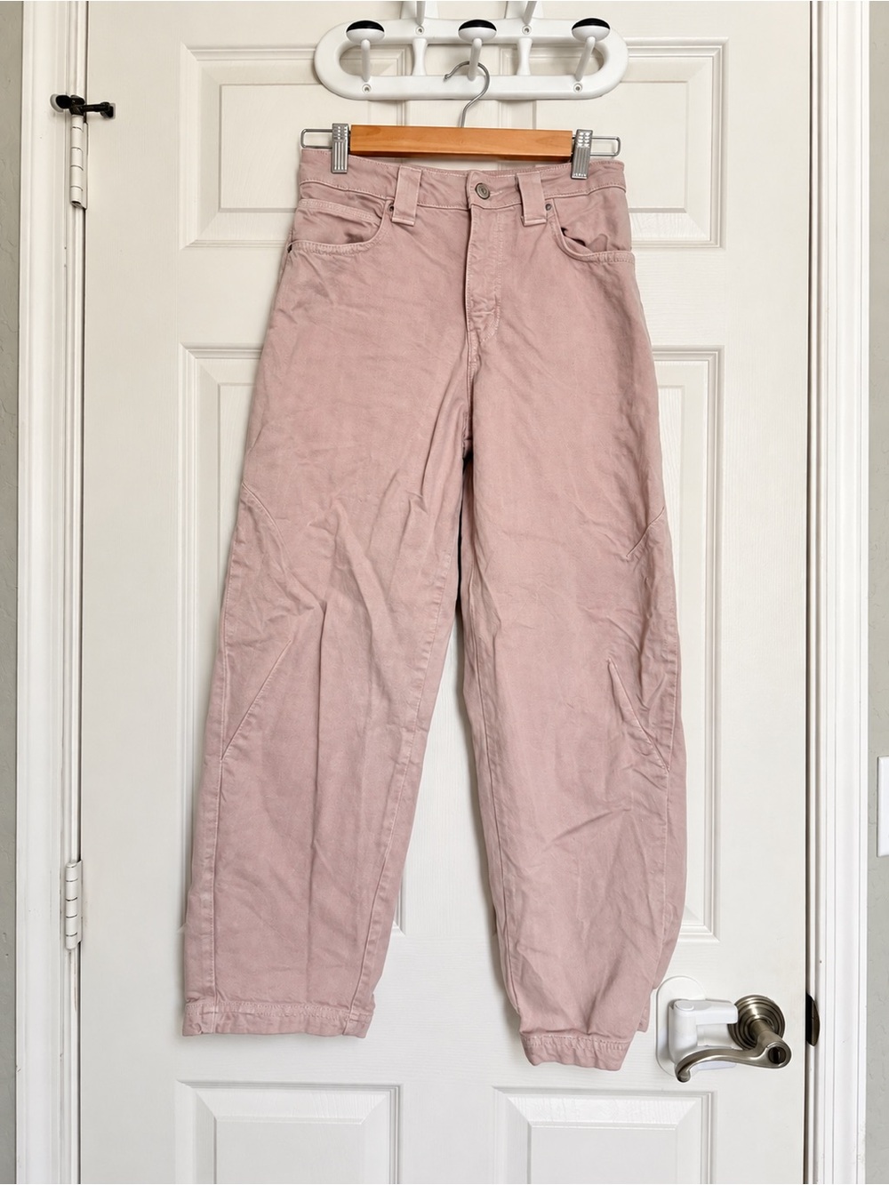 Zara Dusty Pink Boyfriend Jeans